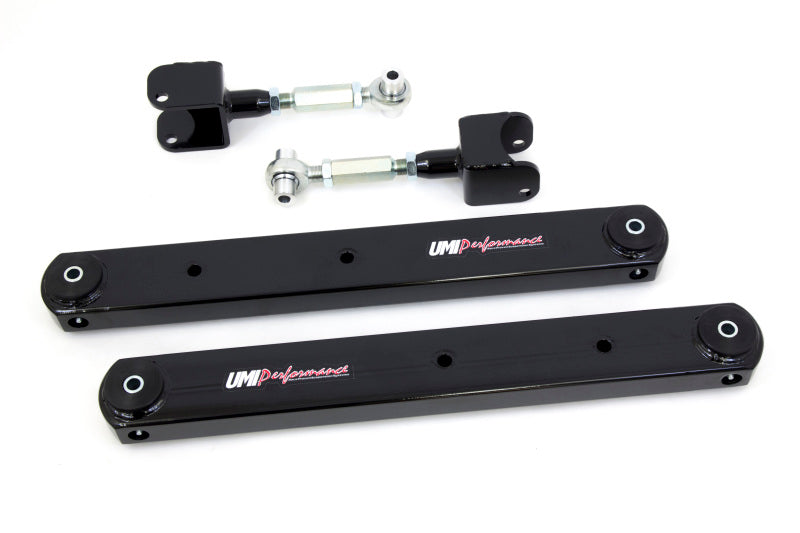 Kit de bras de suspension arrière UMI Performance 68-72 GM A-Body, entièrement en boîte, inférieurs, supérieurs réglables