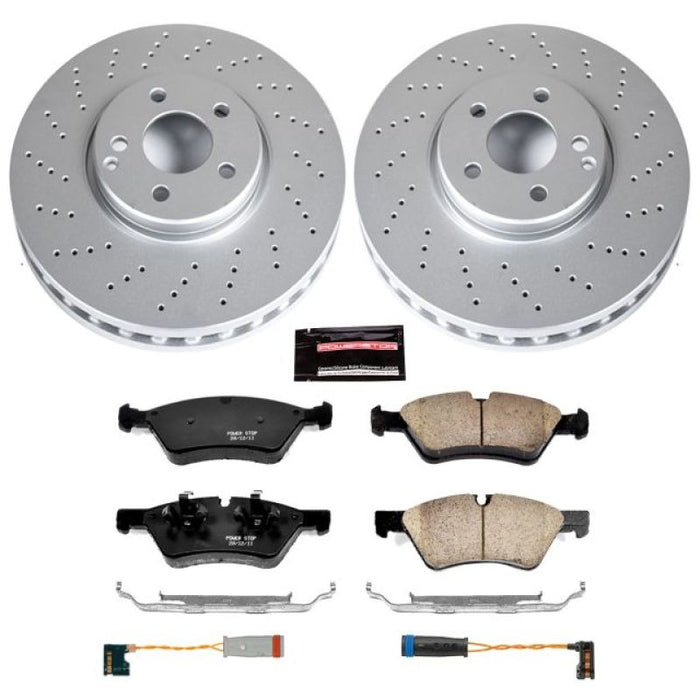 Kit de freins avant Power Stop 2006 Mercedes-Benz E500 Z23 Evolution Sport Coated