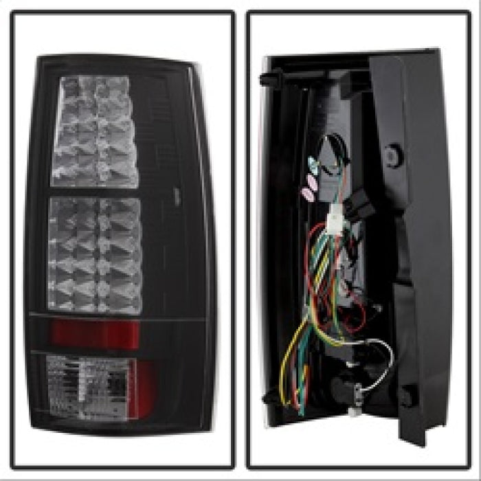 Feux arrière à DEL Spyder Chevy Suburban/GMC Yukon/Yukon Denali 07-14 noirs ALT-YD-CSUB07-LED-BK