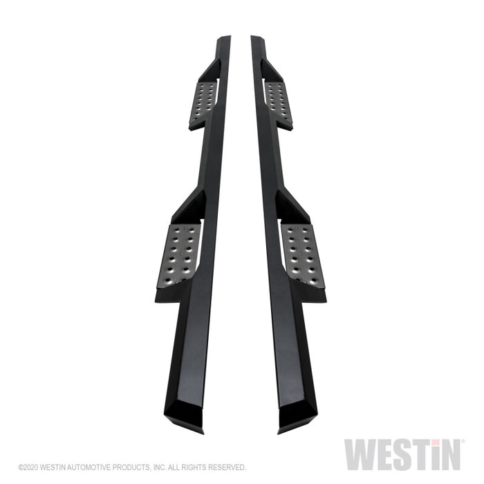 Marchepieds Westin 04-13 Chevy Silverado 1500 Crew Cab HDX en acier inoxydable - Noir texturé