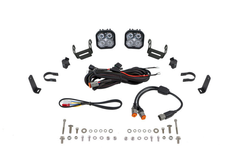 Kit de pare-chocs à LED Diode Dynamics SS3 1 1/2 po pour arceau de sécurité Sport - Combo blanc (paire)