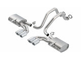 Échappement Catback Borla 97-04 Chevrolet Corvette 5,7 L 8 cylindres Touring SS