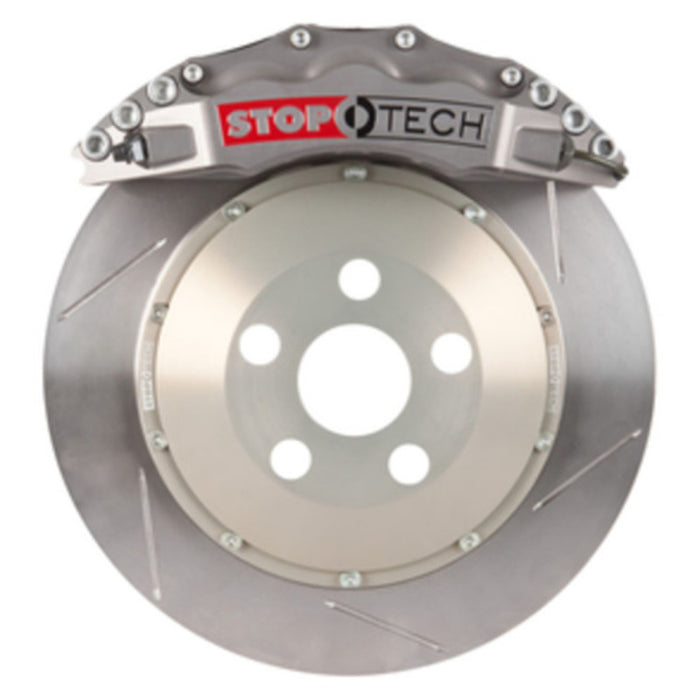 Étriers avant StopTech 08-09 Evo X BBK Trophy Sport ST-60 à fentes 355x32 mm Rotors/plaquettes/conduites SS