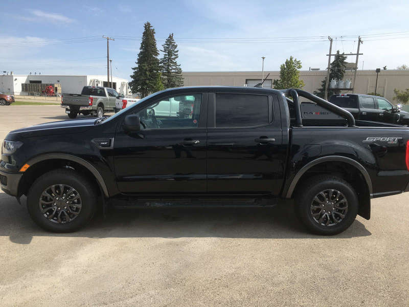 Barre de toit sport EGR 2019+ Ford Ranger avec revêtement en poudre noir série S (sans plaques latérales)