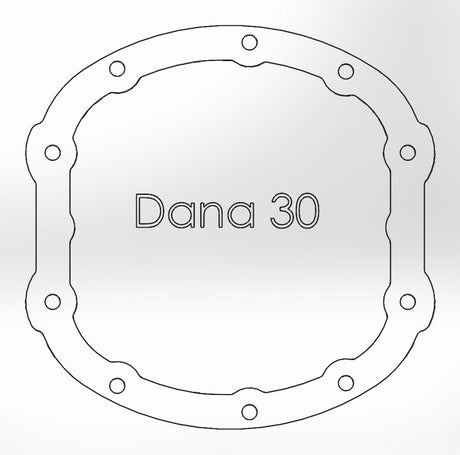 Couvercle de différentiel de puissance aFe Ailettes usinées 97-15 Jeep Dana 30