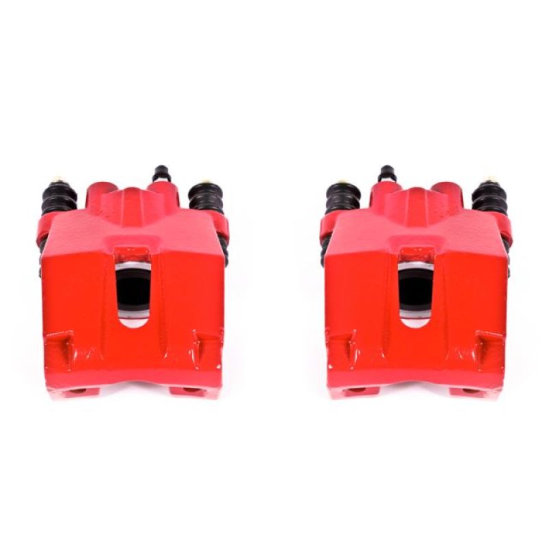 Étriers arrière rouges Power Stop 04-11 Ford F-150 sans supports - Paire