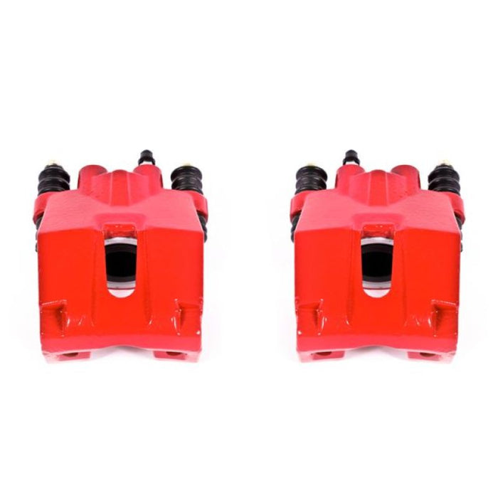 Étriers arrière rouges Power Stop 04-11 Ford F-150 sans supports - Paire