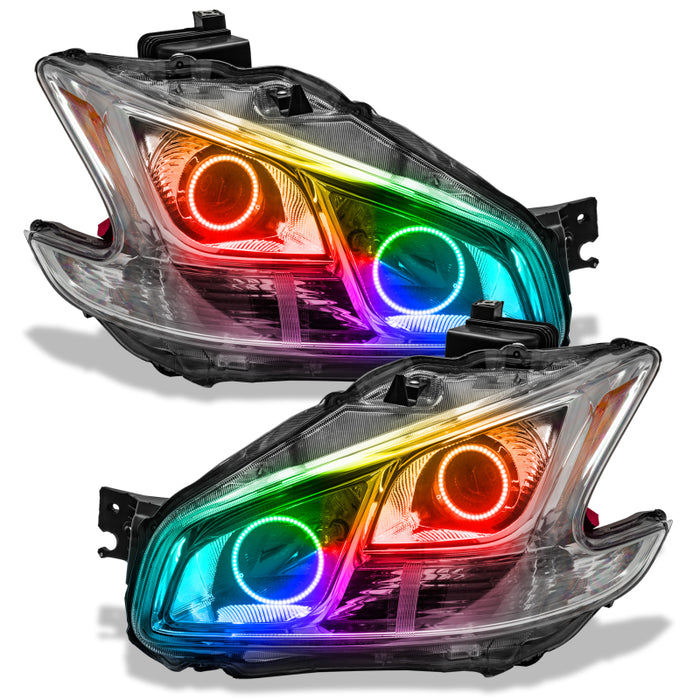 Oracle 09-13 Nissan Maxima SMD HL (non HID)-Chrome - ColorSHIFT sans contrôleur VOIR LA GARANTIE