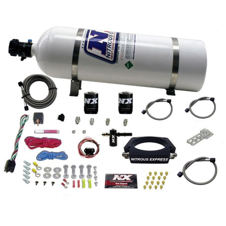 Kit de plaque nitreuse Nitrous Express 2014+ Chevrolet Corvette C7 (50-300 CV) avec bouteille de 15 lb