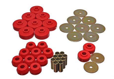 Ensemble de montage de cabine de carrosserie rouge pour Toyota 4-Runner 84-88 Energy Suspension