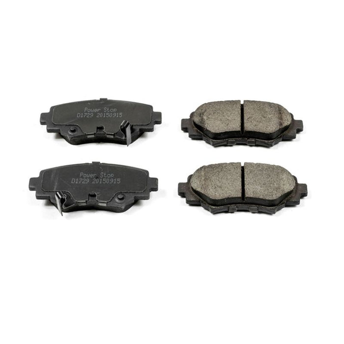 Plaquettes de frein arrière en céramique Power Stop 14-16 Mazda 3 Z16 Evolution