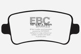 Plaquettes de frein arrière EBC 10+ Buick Allure (Canada) 3.0 Yellowstuff