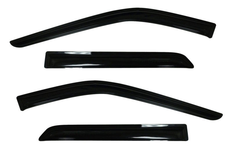 AVS 11-18 Ford Explorer Ventvisor Outside Mount Window Deflectors 4pc - Smoke