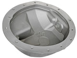Couvercle de différentiel arrière aFe Power brut avec ailettes usinées Street Ser. 16-17 Nissan Titan XD (AAM 9.5-14)
