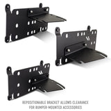 Déplacement de la plaque d'immatriculation du pare-chocs modulaire Mishimoto 2021+ Ford Bronco