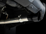 AWE Tuning 09-18 RAM 1500 5.7L (avec découpes) 0FG Échappement Cat-Back à double sortie arrière - Embouts noirs diamantés
