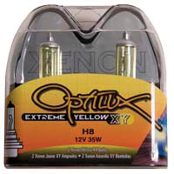 Ampoule halogène au xénon Hella Optilux XY Series H8 12 V 35 W pour feux antibrouillard - Paire