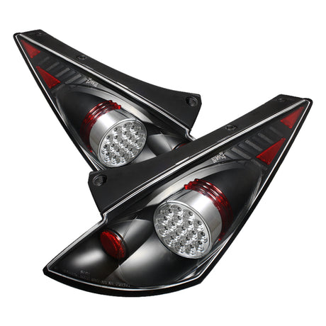 Feux arrière à LED Spyder Nissan 350Z 03-05 Noir ALT-YD-N350Z02-LED-BK