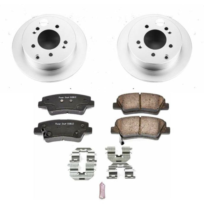 Kit de freins arrière Power Stop 10-13 Kia Soul Z17 Evolution Geomet avec revêtement