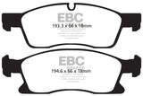 Plaquettes de frein avant EBC 11+ Dodge Durango 3.6 Ultimax2