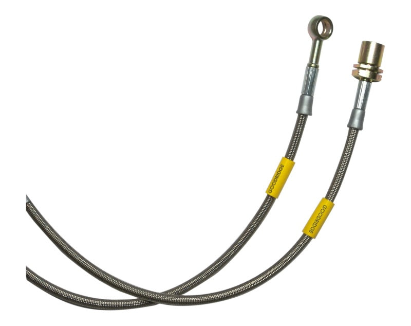 Conduites de frein allongées en acier inoxydable de 4 pouces pour Toyota 4Runner 11/95-00 de Goodridge
