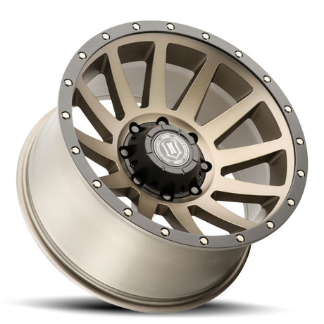 Roue en bronze à compression ICON 20x10 8x6,5 -19 mm de déport 4,75 pouces BS 121,4 mm d'alésage