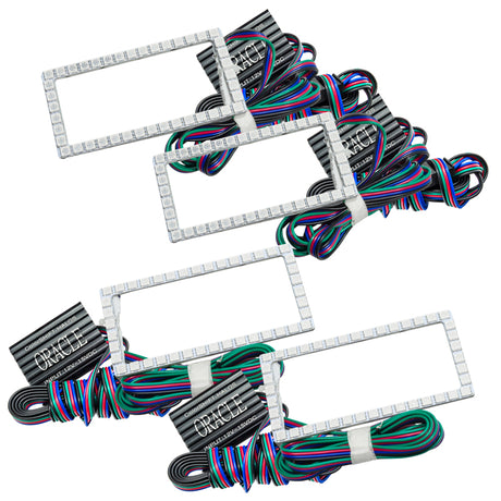 Kit de phares de projecteur Oracle Ford F-150 15-17 Halo - ColorSHIFT sans contrôleur VOIR LA GARANTIE