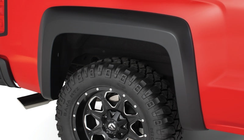 Élargisseurs de garde-boue style Extend-A-Fender pour Ford Ranger 2019 à cabine allongée Bushwacker 4 pièces - Noir