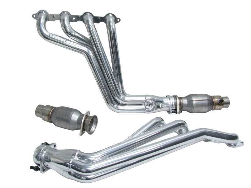 Collecteurs d'échappement à tube long BBK 10-15 Camaro LS3 L99 avec convertisseurs - 1-3/4 en céramique argentée