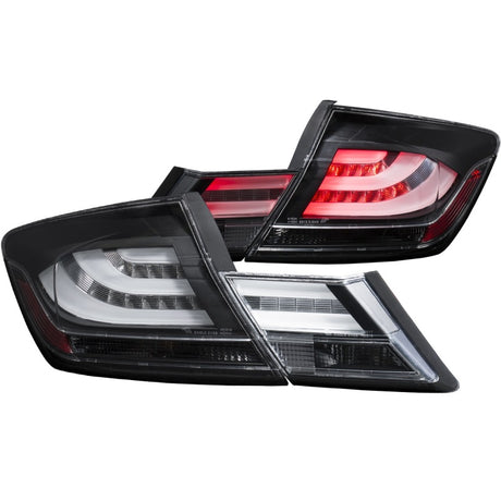 Feux arrière à LED ANZO pour Honda Civic 2013-2015 Noir