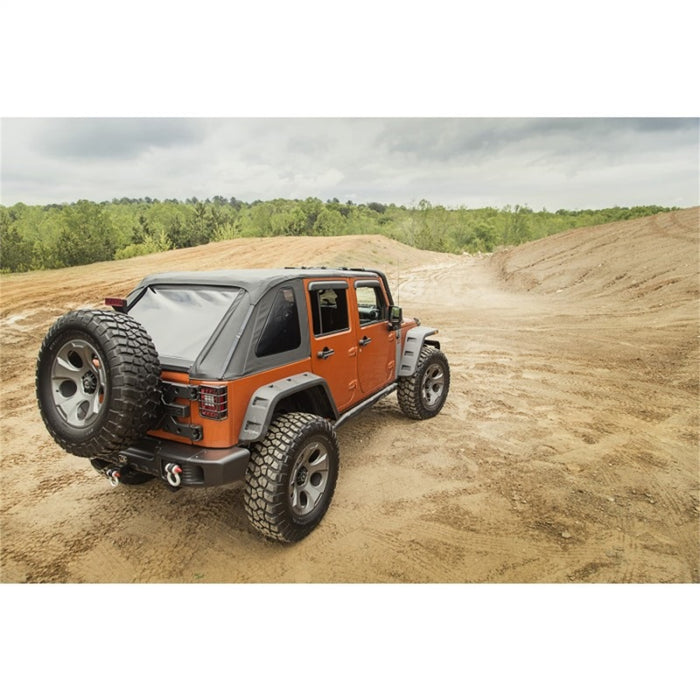 Jeep Wrangler JK 07-18 à toit souple sans arceau Rugged Ridge Black Diamond 4 portes