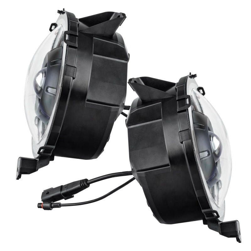 Oracle Oculus BiLED Projector Headlights for Jeep JL/Gladiator JT  Satin Silver 5500K