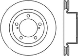 StopTech 08-13 Lexus LX 450/470/570 / 08-13 Land Cruiser Front Left Slotted CRYO-STOP Brake Rotor