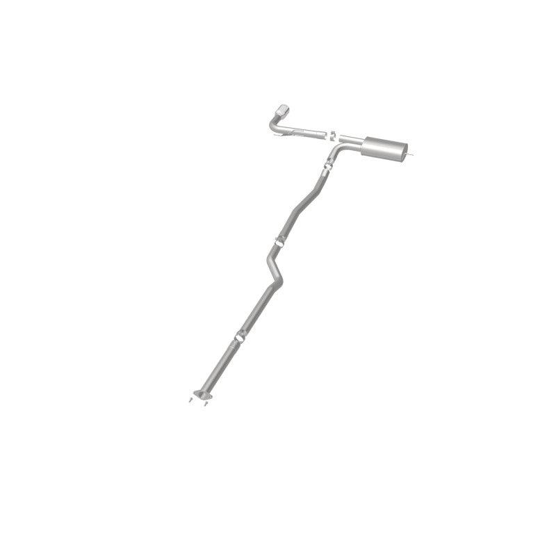 Catback MagnaFlow, SS, 2,5 po, Street, passage simple en ligne droite. Embout poli de 4 po, Ford Fusion 2,5 L 2015