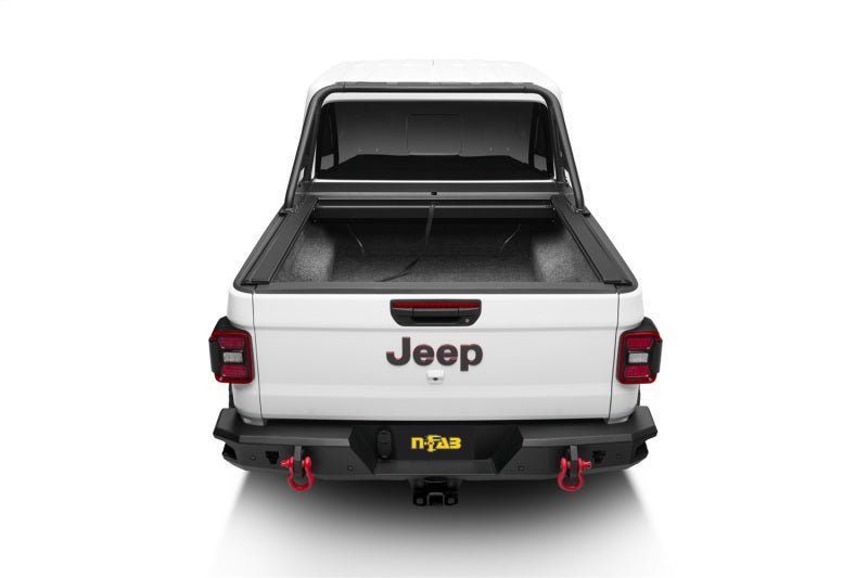 Barre de sport N-Fab ARC 20-22 Jeep Gladiator - Noir texturé (montage avec housse Roll-N-Lock uniquement)