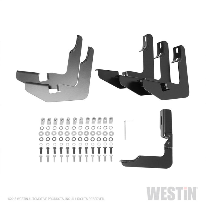 Westin 2019 Ram 1500 Crew Cab (Excl. 2019 Ram 1500 Classic) PRO TRAXX 5 Oval Nerf Step Bars - Black