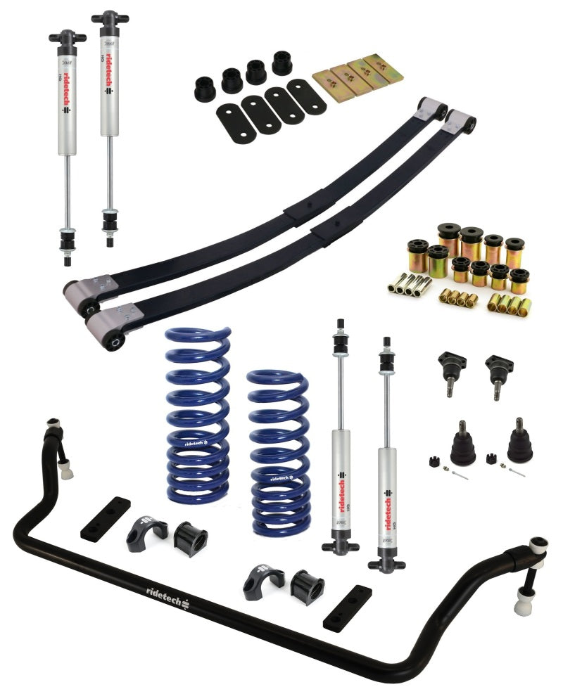 Ridetech 70-81 Chevrolet Camaro Small Block StreetGRIP Suspension System w/ Ball Joints & Bushings
