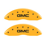 MGP 4 Caliper Covers Engraved Front & Rear GMC Yellow Finish Black Char 2005 GMC Envoy XL