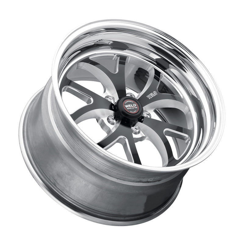 Weld S76 15x9 / 5x4.75 BP / 6.5in. BS Black Wheel (Medium Pad) - Non-Beadlock