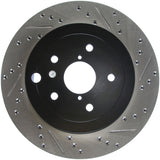 Disque de frein sport rainuré et percé StopTech 08+ Subaru STI (ne convient pas aux modèles 05-07)