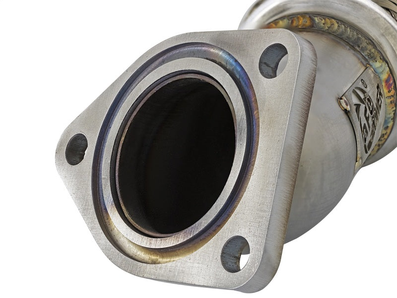 aFe Power Elite Twisted Steel 16-17 Honda Civic I4-1.5L (t) 2.5in Tuyau de descente arrière Tuyau intermédiaire