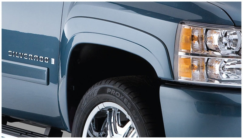 Élargisseurs de style OE Bushwacker 07-14 Chevy Silverado 2500 HD 2 pièces - Noir