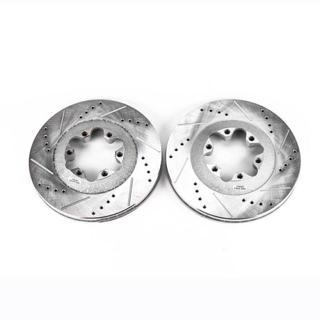 Disques de frein avant percés et fendus Power Stop 09-12 Chevrolet Colorado Evolution - Paire