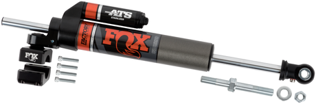 Fox 2007+ Jeep JK 2.0 Factory Series ATS Stabilisateur de direction 22,15 pouces Ext L - Logo Orange Heritage
