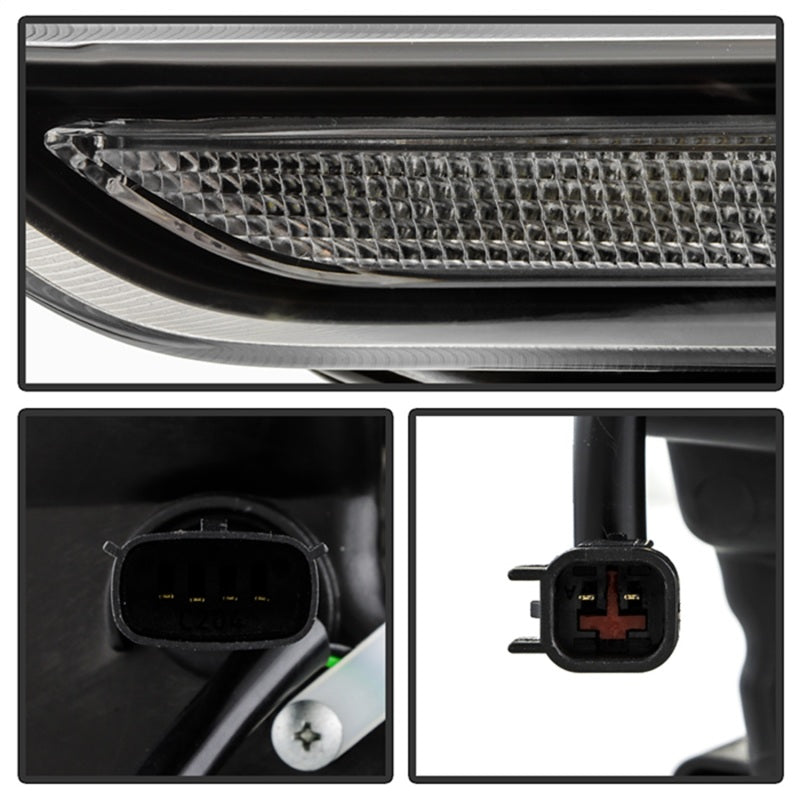 Spyder Signature 20-21 Ford F150 (Halogen Model) Proj. Headlights - Black (PRO-YD-FF15021HALSI-BK)