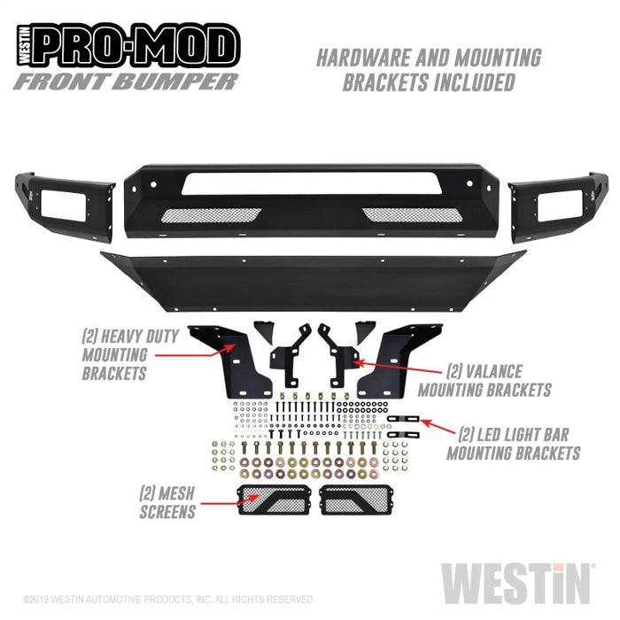 Pare-chocs avant Westin 13-18 Dodge Ram 1500 / 2019 Ram 1500 Classic Pro-Mod