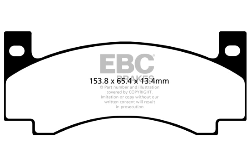 Plaquettes de frein avant EBC 69-71 Chrysler 300 7.2 Redstuff