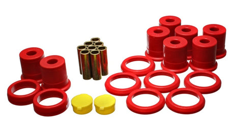 Ensemble de bagues de bras de suspension arrière rouges Energy Suspension 92-97 Crown Victoria / 92-97 Grand Marquis