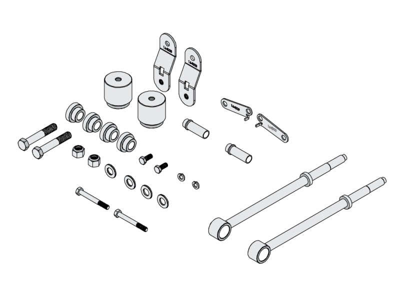 Kit de boîte avant de 4,5 pouces ICON 05-07 pour Ford F-250/F-350
