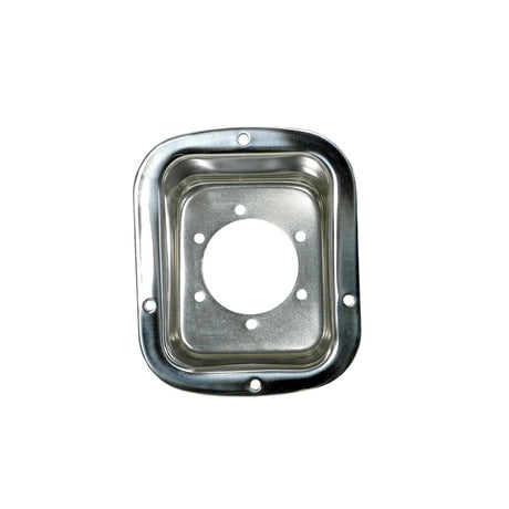 Lunette de remplissage de carburant en acier inoxydable pour Jeep CJ / Jeep Wrangler YJ Rugged Ridge 76-95